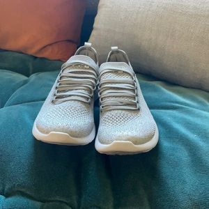 APL gray tennis shoes